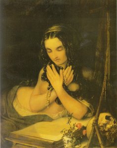 Němčina:  Marie Magdaléna Kajícnice Marie Magadaléna od Georg Friedrich Kersting
