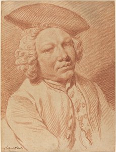 Portrét muže v klobouku Tricorn od Georg Friedrich Schmidt