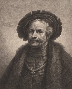 Autoportrét Rembrandta, 1771.