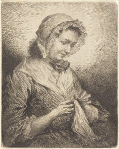 Umělcova žena Šití