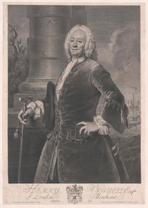 Obchodník v Londýně Henry Voguell od Georg Friedrich Schmidt