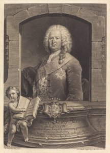 Samuel Liber Baro de Cocceji od Georg Friedrich Schmidt after Jean Pesne