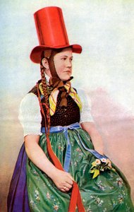 Lesní panna ve svých nedělních šatech, 1922. od Georg Haeckel