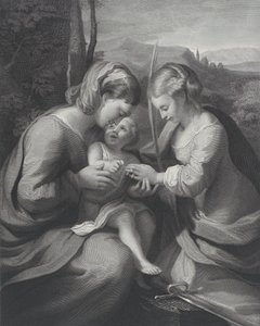 Mystické manželství svaté Kateřiny, ca. 1831. od Georg Jacob Felsing