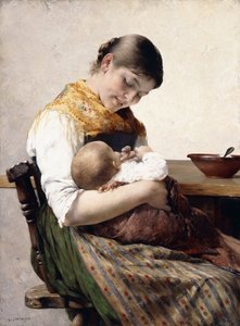 Matka a dítě od Georg Jacobides