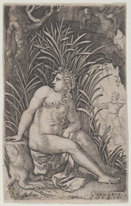 Cephalus a Procris, z The Greek Heroines, 1539., 1539. od Georg Pencz