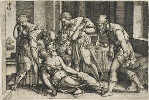 Smrt Lukrécie od Georg Pencz