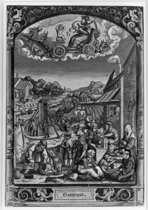 Sedm planet: Saturn od Georg Pencz