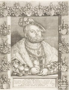 Kurfiřt John Frederick Velkodušný Saský od Georg Pencz