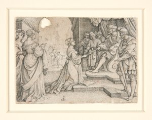 Ester před Ahasverem od Georg Pencz