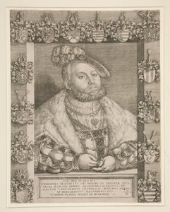 Fridrich Moudrý, kurfiřt saský od Georg Pencz