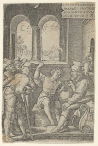 Joseph popisující svůj sen, z Příběhu Josefa, 1544. od Georg Pencz
