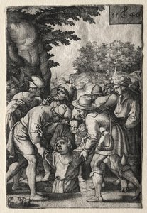Joseph Spuštěn do studny, 1546. od Georg Pencz
