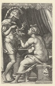 Medea dává Jasonovi obraz Ganymeda s orlem Medea vrací Penaten Jasonovi Medea (název na objektu) Řecké hrdinky (název série) od Georg Pencz