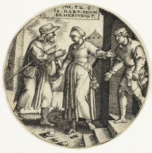 Sheltering Strangers, ze Sedmi skutků milosrdenství od Georg Pencz