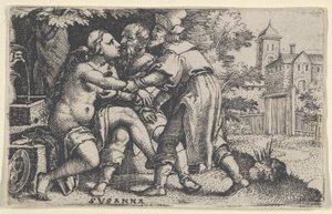 Susanna a starší. od Georg Pencz