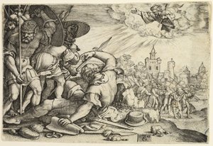 Obrácení sv. Pavla od Georg Pencz