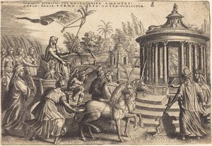 Triumf cudnosti od Georg Pencz