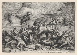 Triumf smrti na čas, z Triumph of Petrarca. od Georg Pencz