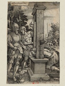 Titus Manlius, kolem roku 1535 od Georg Pencz