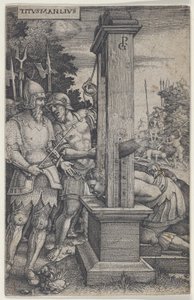 Titus Manlius, z římských hrdinů, 1535. od Georg Pencz
