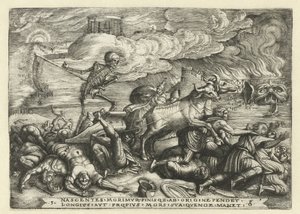 Triumf smrti Six Triumphs of Petrarc (název série) od Georg Pencz