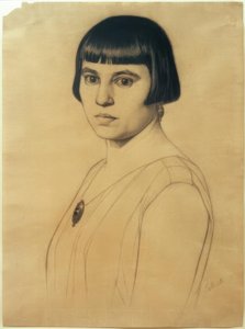G.Scholz, portrét Elisabeth Scholz