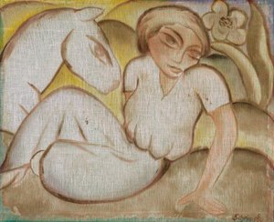 žena s oslem