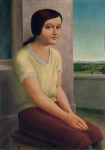 Sedící dívka; Sedící dívka, 1927