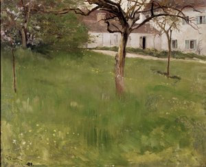 Zahrada v Grezu, 1884