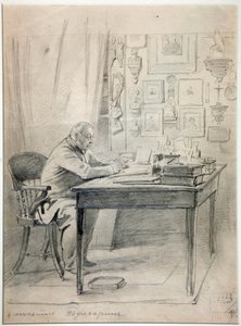 Faddei Boulgarine - Portrét autora Faddei Bulgarin (1789-1859) par Timm, Vasily (George Wilhelm) (1820-1895)
