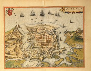 Map of Show from World Map od Georga Brauna od Georg Braun and Hogenberg Franz