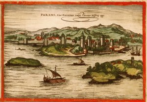 Poreč, Chorvatsko od Georg and Hogenberg Franz (1535 90) Braun