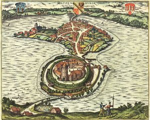 Ratzeburg, Deutschland von Georg and Hogenberg Franz (1535-90) Braun