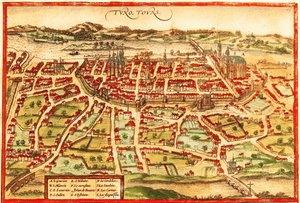 Toulon, Frankreich von Georg and Hogenberg Franz (1535-90) Braun
