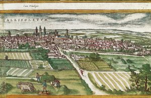 Zemědělská půda poblíž Valladolidu, ve městě světa, Franz HOGENBERG (1535-1590) od Georg Braun and Hogenberg Franz