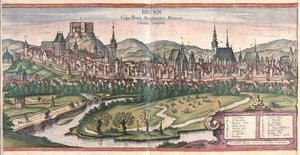 Brno, Česká republika (rytina