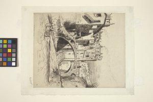 Dva mosty, San Remo (inkoust) od George Charles Aid