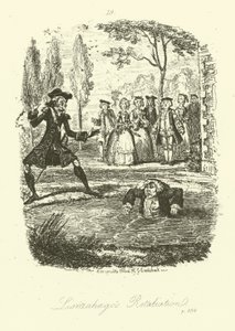 Ilustrace pro Humphry Clinker od Tobiase Smolletta (rytina) od George (after) Cruikshank