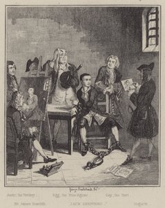 Ilustrace pro Jack Sheppard (rytina) od George (after) Cruikshank