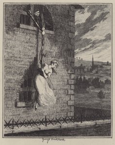Ilustrace pro Jack Sheppard (rytina) od George (after) Cruikshank