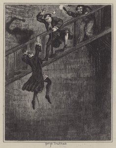 Ilustrace pro Jack Sheppard (rytina) od George (after) Cruikshank