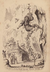 Jack a fazolový stonek (rytina) od George (after) Cruikshank
