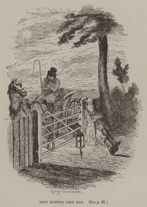 Jaký pán, takový člověk (rytina) od George (after) Cruikshank