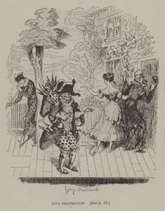 Live Properties (gravírování) od George (after) Cruikshank