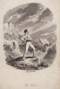 The Wreck (rytina) od George (after) Cruikshank