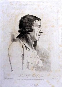 Horace Walpole, 4. hrabě z Orfordu (1717-97), vyryl William Daniell (1769-1837) od George (after) Dance