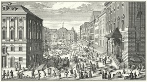 Pohled na Vídeň v roce 1725 (rytina)