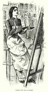 Ilustrace pro Trilby od George du Maurier (rytina)