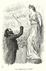 Ilustrace pro Trilby od George du Maurier (rytina) od George (after) Du Maurier
